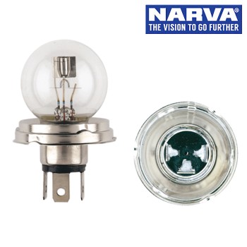 Narva 49211 - 12V 45/40W P45t-41 Asymmetrical Headlamp Globe (Single)